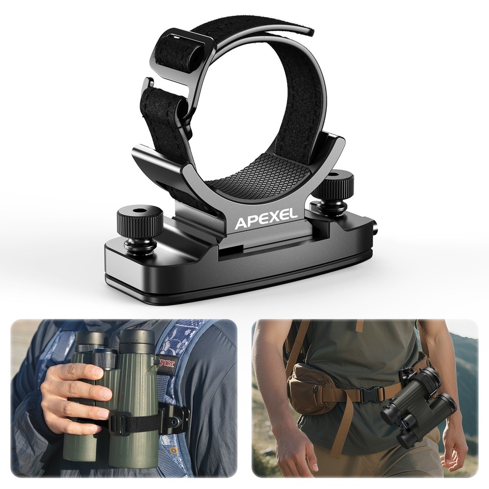 APEXEL Binoculars Strap with 38mm Quick Release Plate & 1/4" Threaded Interface