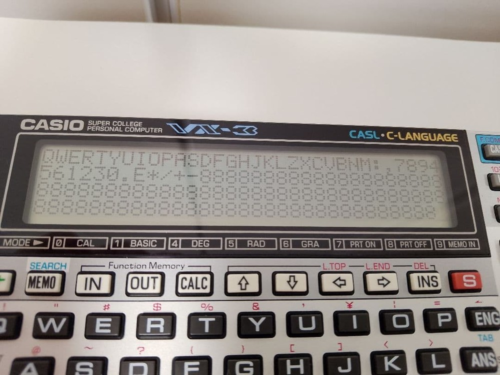 CASIO VX-3 Super College Pocket Computer Tested