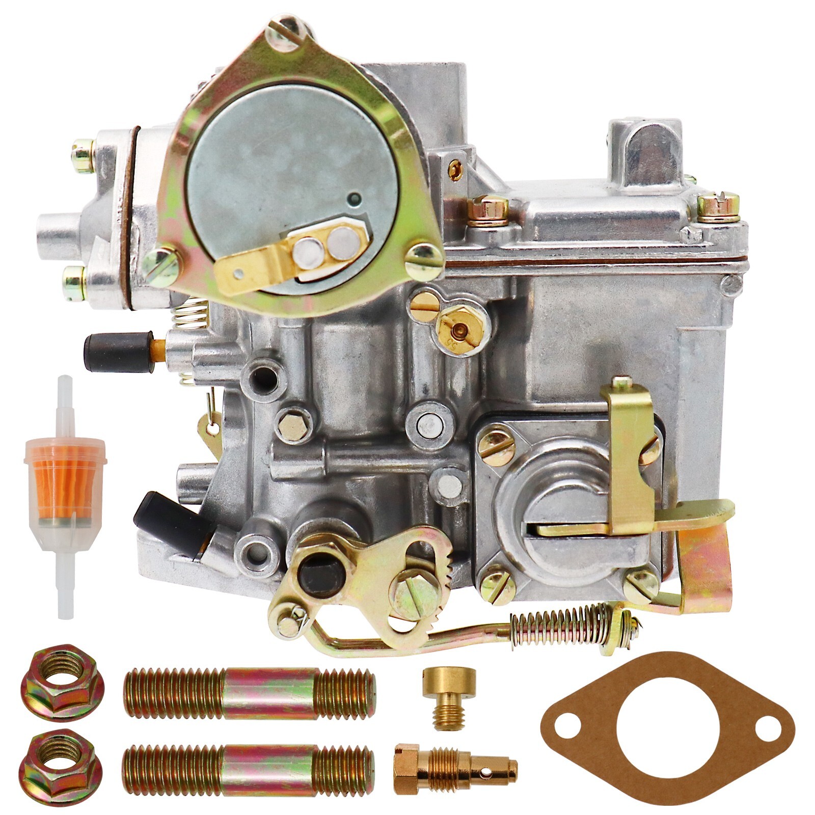 34 Pict-3 Carburetor For VW Beetles 1971-1979 Dual Port 1600cc 12V 113129031K