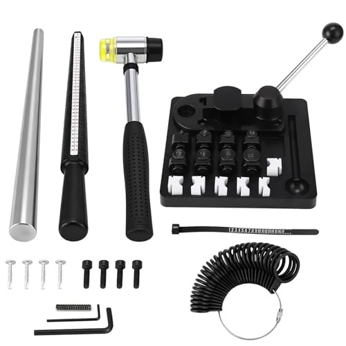Professional Jewelry Ring Bender Kit, Multi-Functional Ring Maker with Nylon