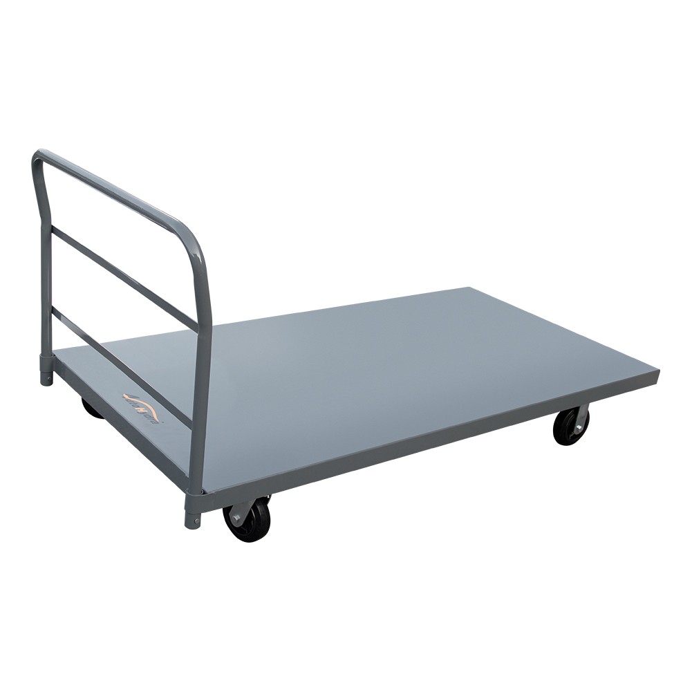 Heavy Duty Industrial Push Cart Steel Platform Truck 72" Lx 36" 2000lb Capacity
