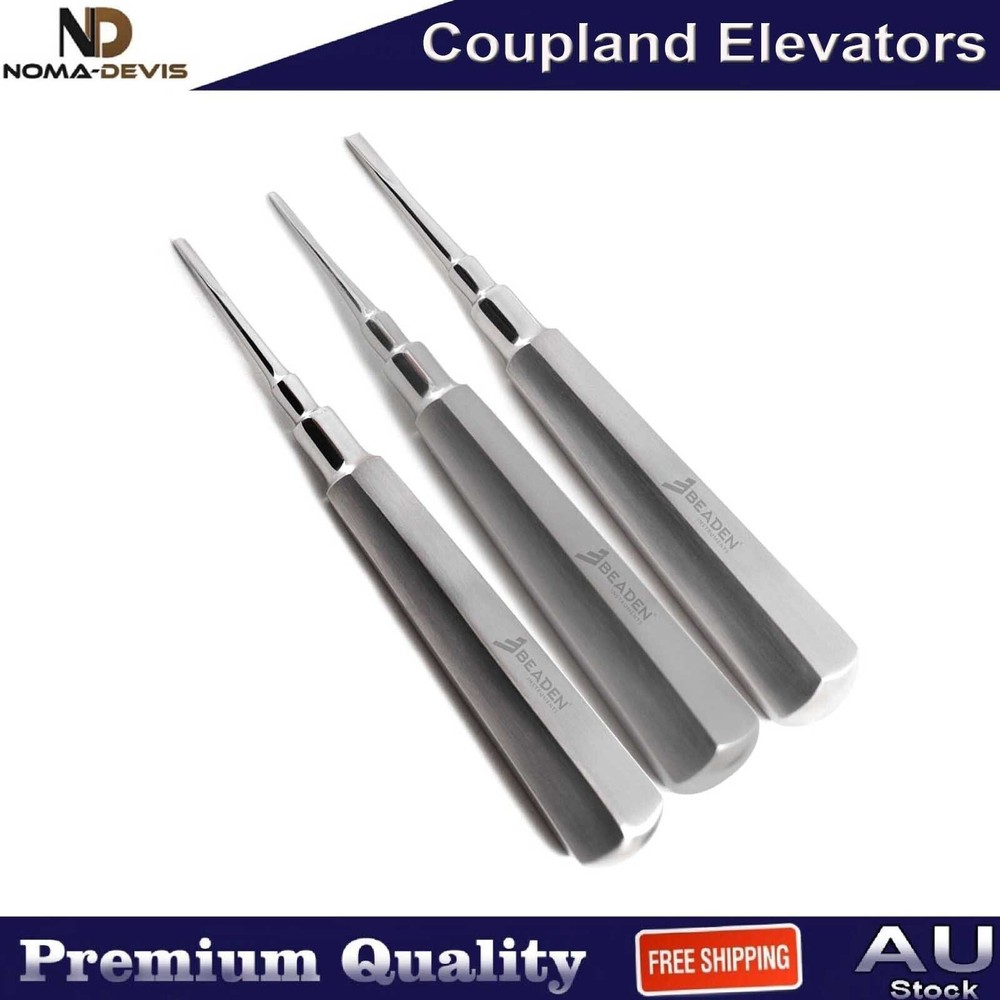 3PCS Set Coupland Elevators Teeth Loosening Surgical Root Extracting Instruments