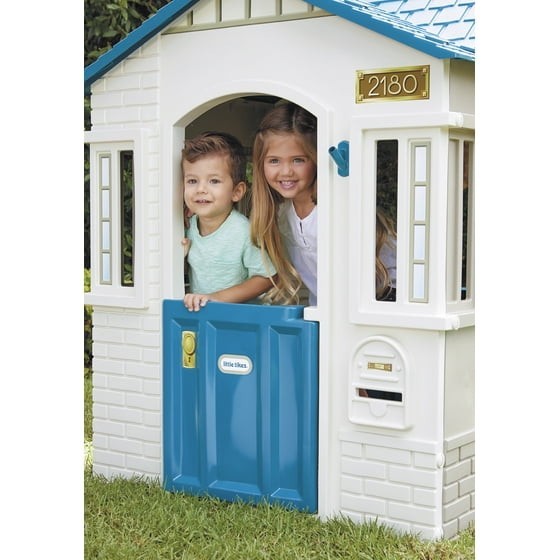 Little Tikes Cape Cottage Pretend Playhouse with Working Door, Toddlers Ages 2+,