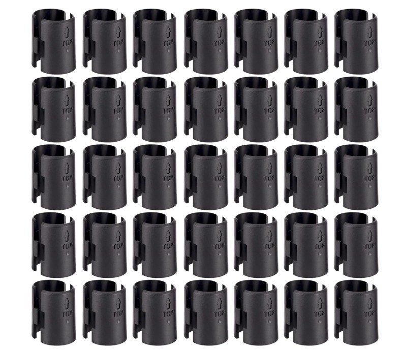 Wire Shelf Clips,54-Pack Wire Shelving Shelf Lock Clips for 1" Post Shelvings,27