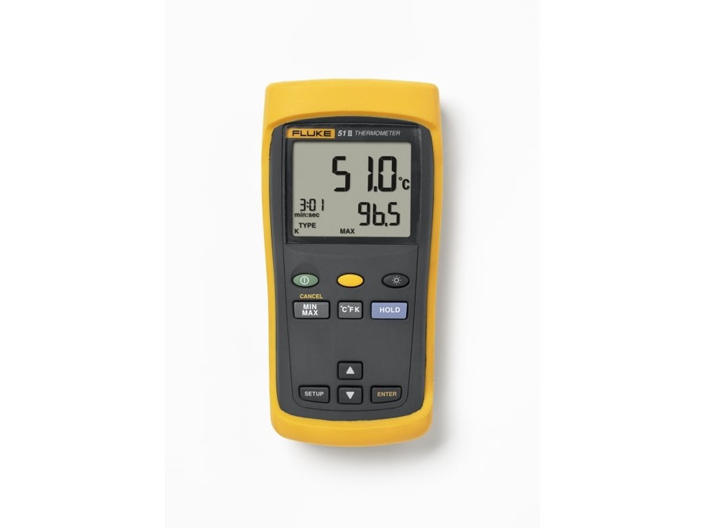 Fluke 51-2 CAL - Handheld Single Input Digital Thermometer (Includes NIST