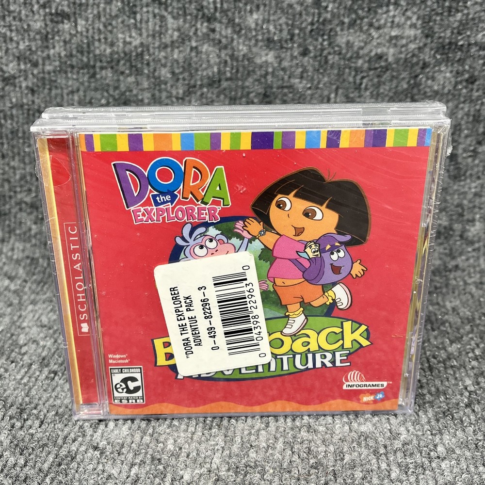 Dora the Explorer Adventure Pack PC Mac CD-ROM Software 3-Game Bundle New Sealed