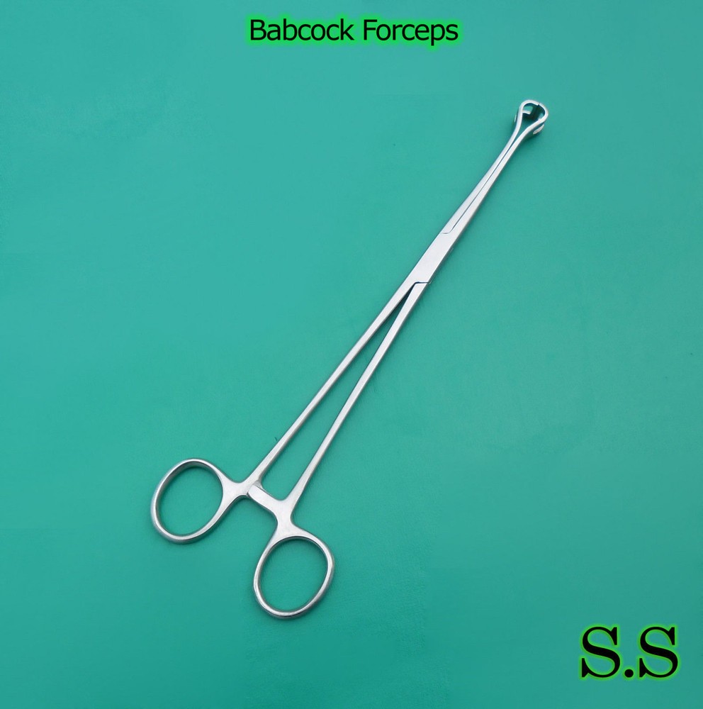 2 Pcs Babcock Forceps 8" Surgical Instruments New
