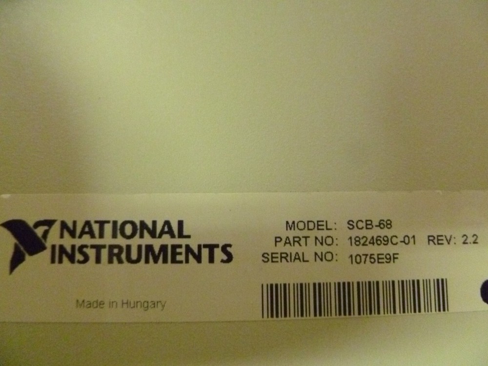 NATIONAL INSTRUMENTS Terminal Block SCB-68