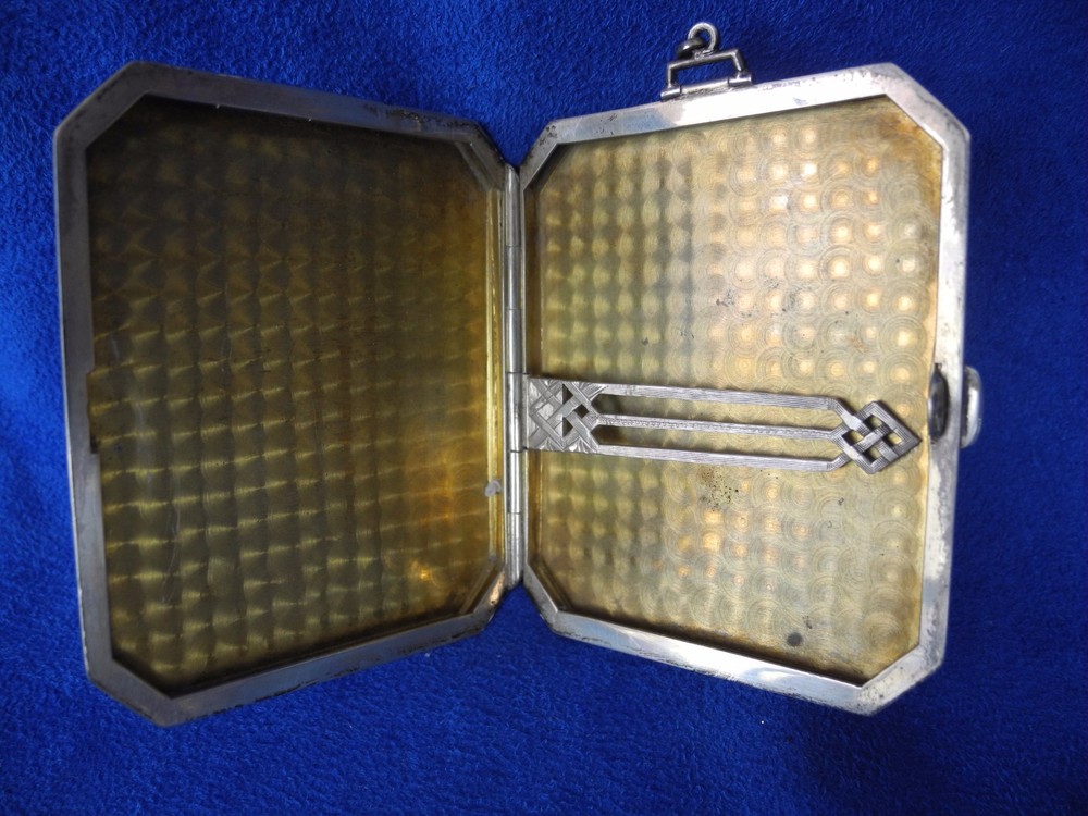 Antique Sterling Silver Cigarette Case 69 grams