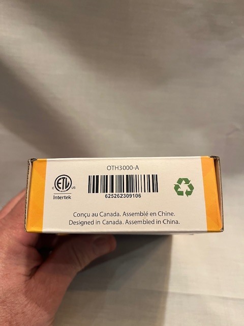 OUELLET Non programmable Electronic Thermostat OTH3000-A