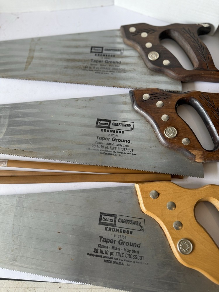 3 Craftsman Kromedge Saws