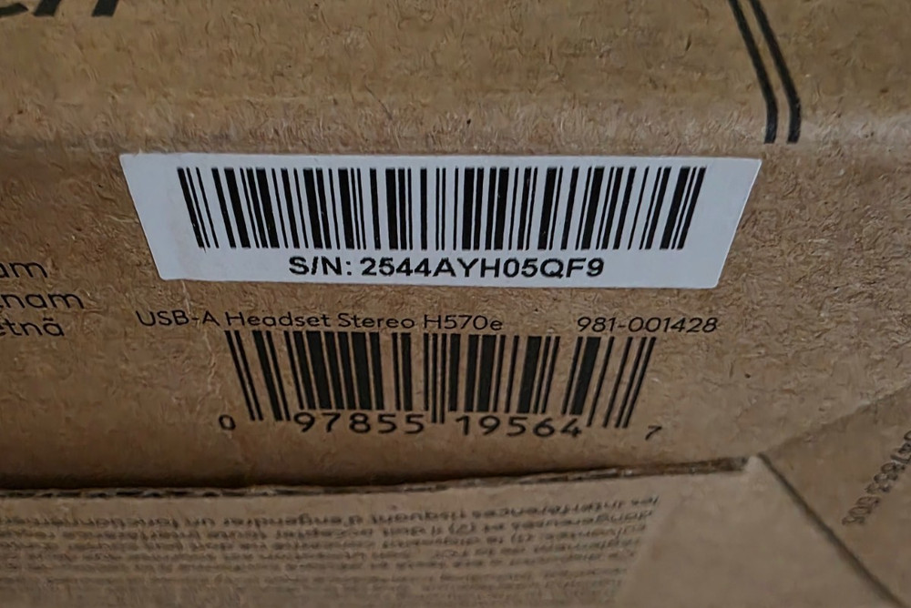 Logitech H570e USB-A Wired Headset with Microphone for PC and Mac