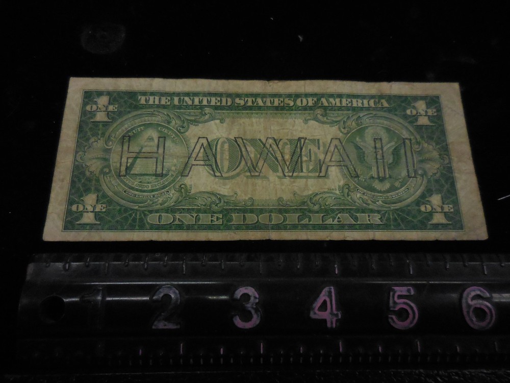 1935-A $1 ONE DOLLAR “HAWAII” SILVER CERTIFICATE NOTE