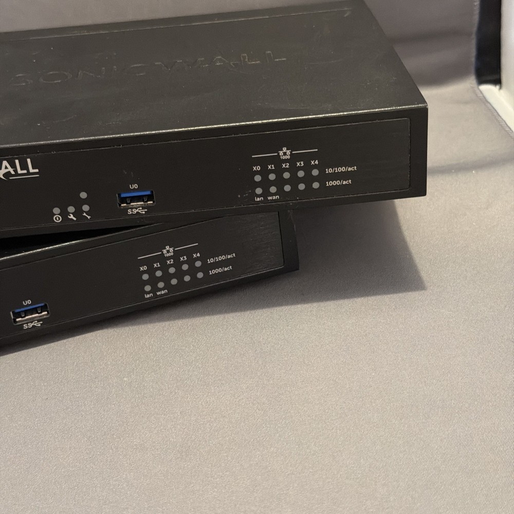 2 SonicWALL TZ300 Firewall Appliance APL28-0B4 Untested No Plug
