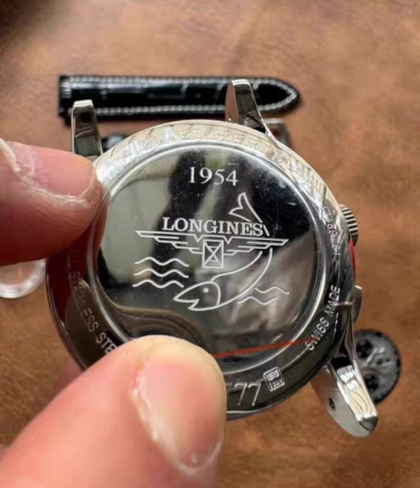 DIY SET for 40MM ETA7750 watch case + dial + hands + Leather watch strap