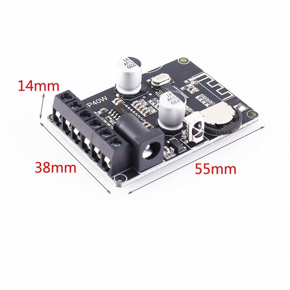 Digital Stereo Bluetooth Audio Receiver Board Amplifier Remote Power Module 24V