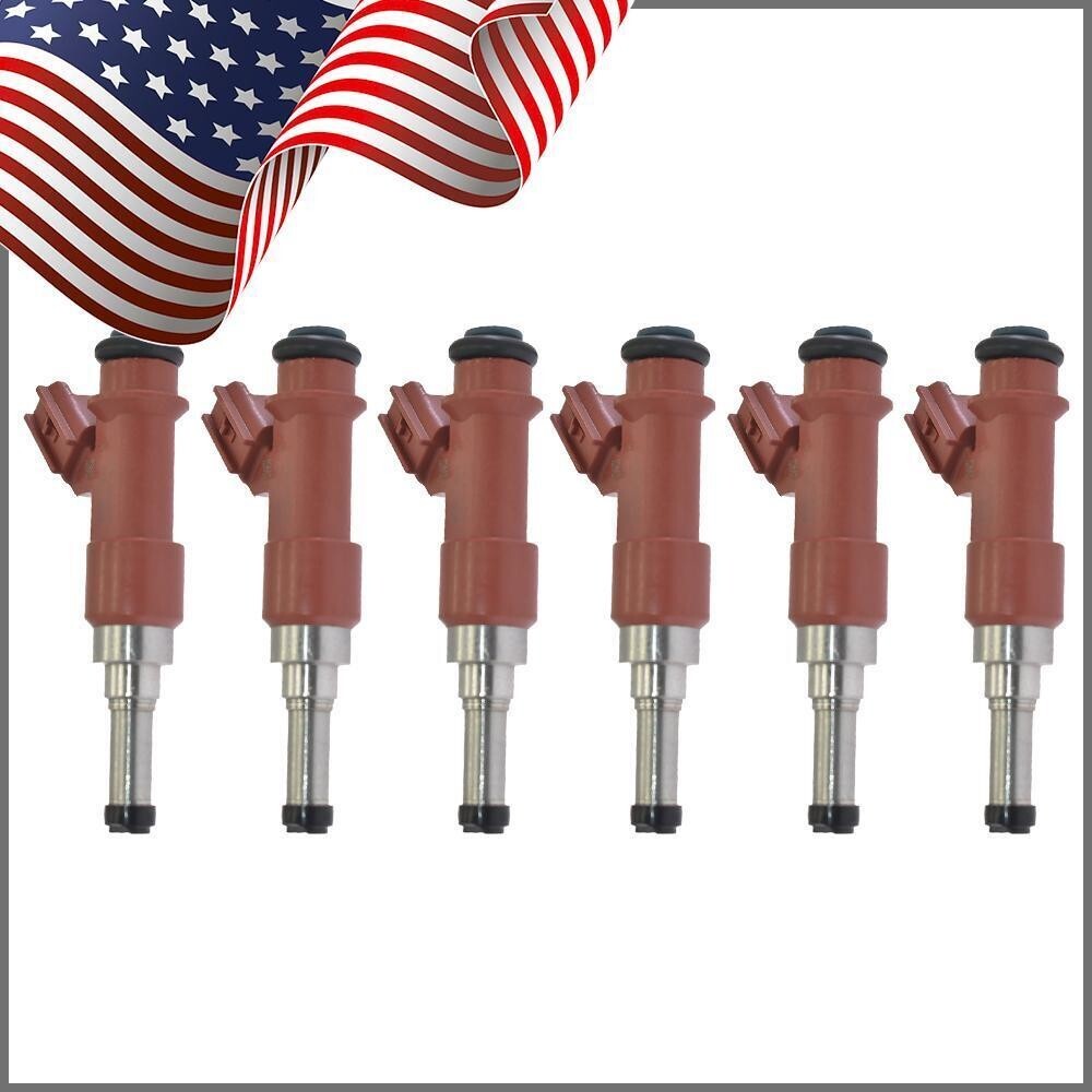 OEM DENSO 6 FUEL INJECTORS FOR AVALON CAMRY HIGHLANDER RAV4 SIENNA RX ES 3.5L V6