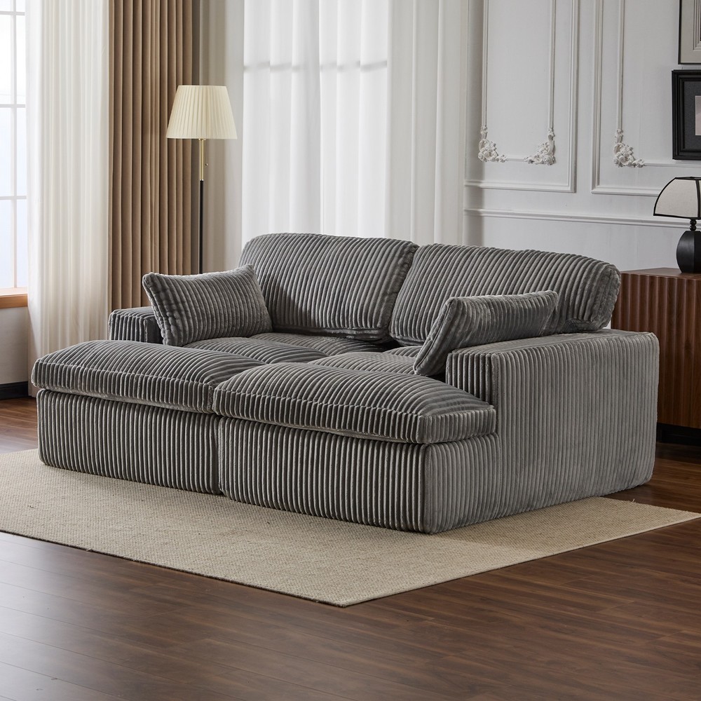 Memory Foam Oversized Double Lounge Chair – Modern Couch