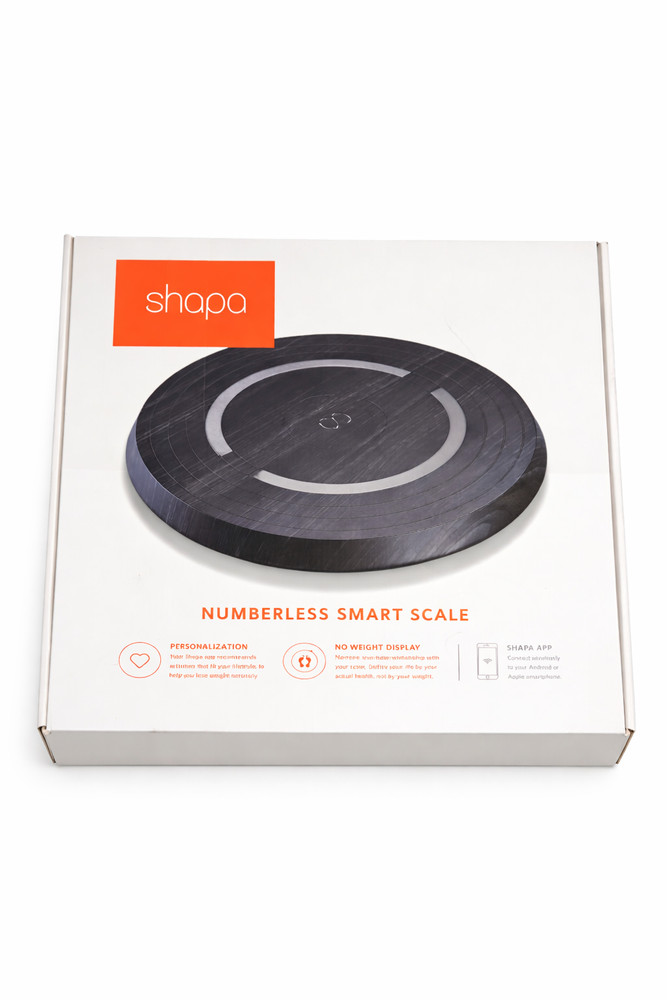 Shapa Numberless Smart Scale Bluetooth App Connected – Open Box – Box Damage