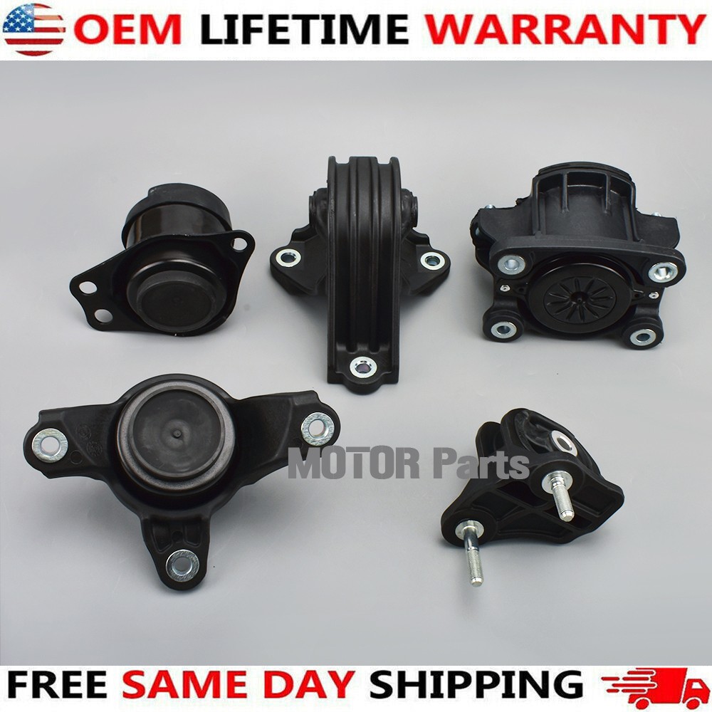 5Pcs OEM Engine Motor & Trans Mounts Set For 2013-16 2017 Honda Accord 2.4L A/T