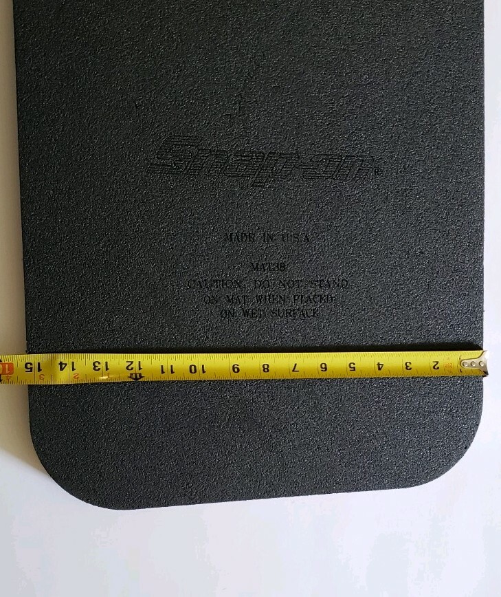 SNAP ON kneeling pad large approx 15" X 38" comfortable working on floor NEW!!!!
