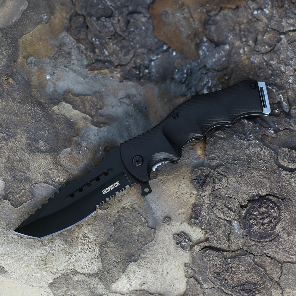 8" SPRING OPEN ASSISTED TACTICAL FOLDING POCKET KNIFE EDC Blade Tactical Tool