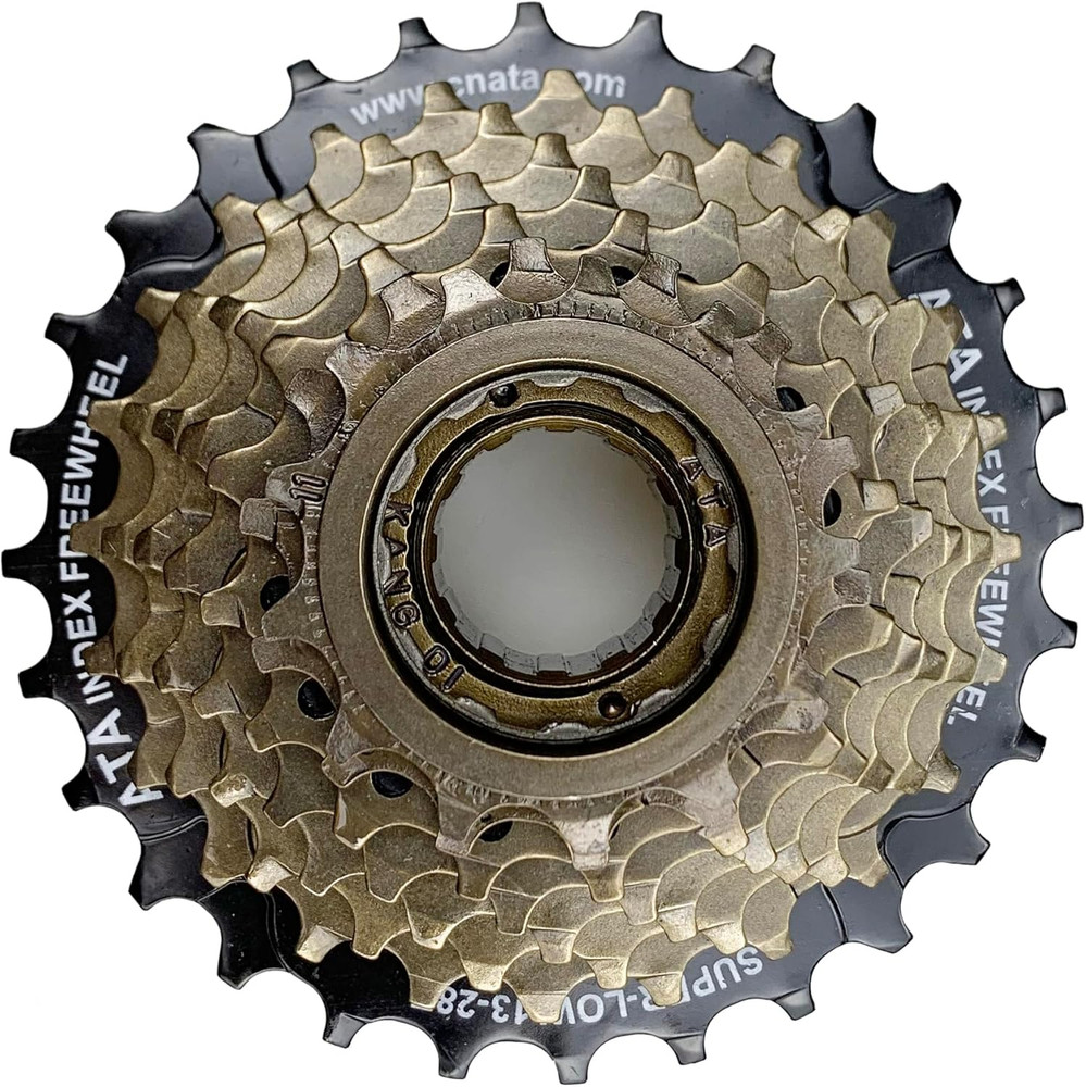 ATA 8 Speed Freewheel 13-28T Screw On Multiple Freewheel Threaded Typ...