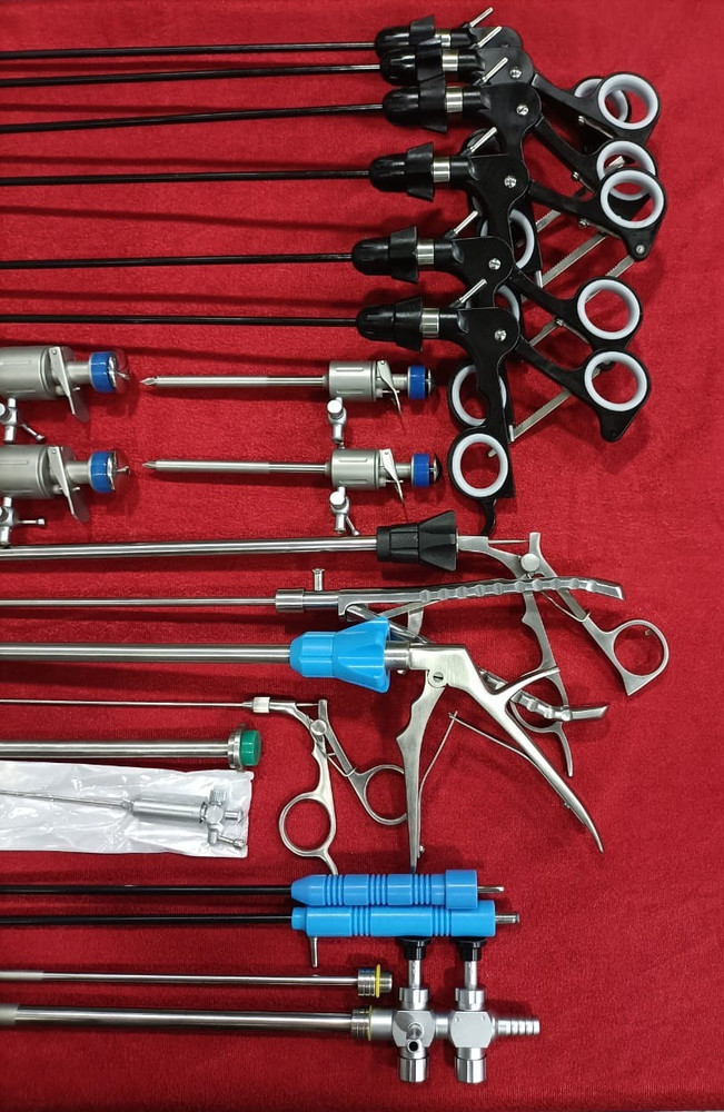 21pc - Laparoscopic Surgery Set SS High Quality Reusable Instruments