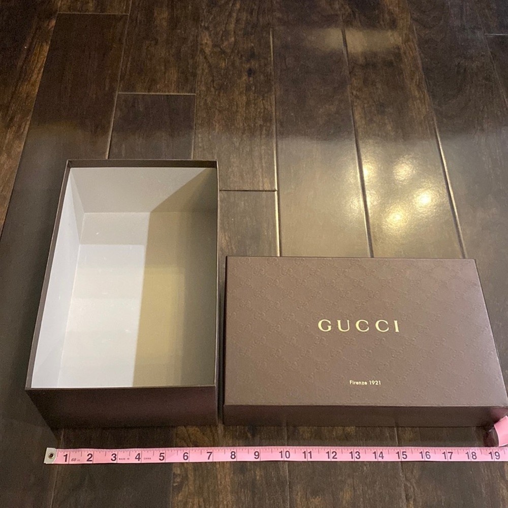 Gucci box empty authentic 12”x 7”x 4.2”