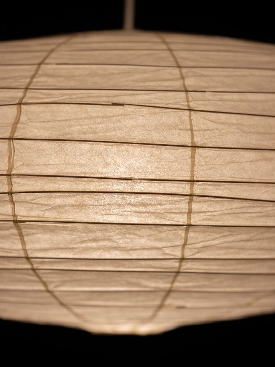 Isamu Noguchi Akari 50EN Pendant lamp Washi Paper Handcraft Light Shade Fram set