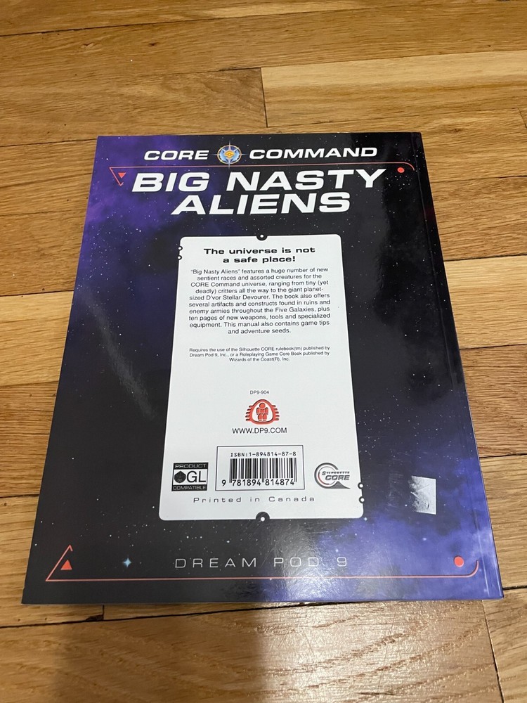 Core Command Big Nasty Aliens Dream Pod 9