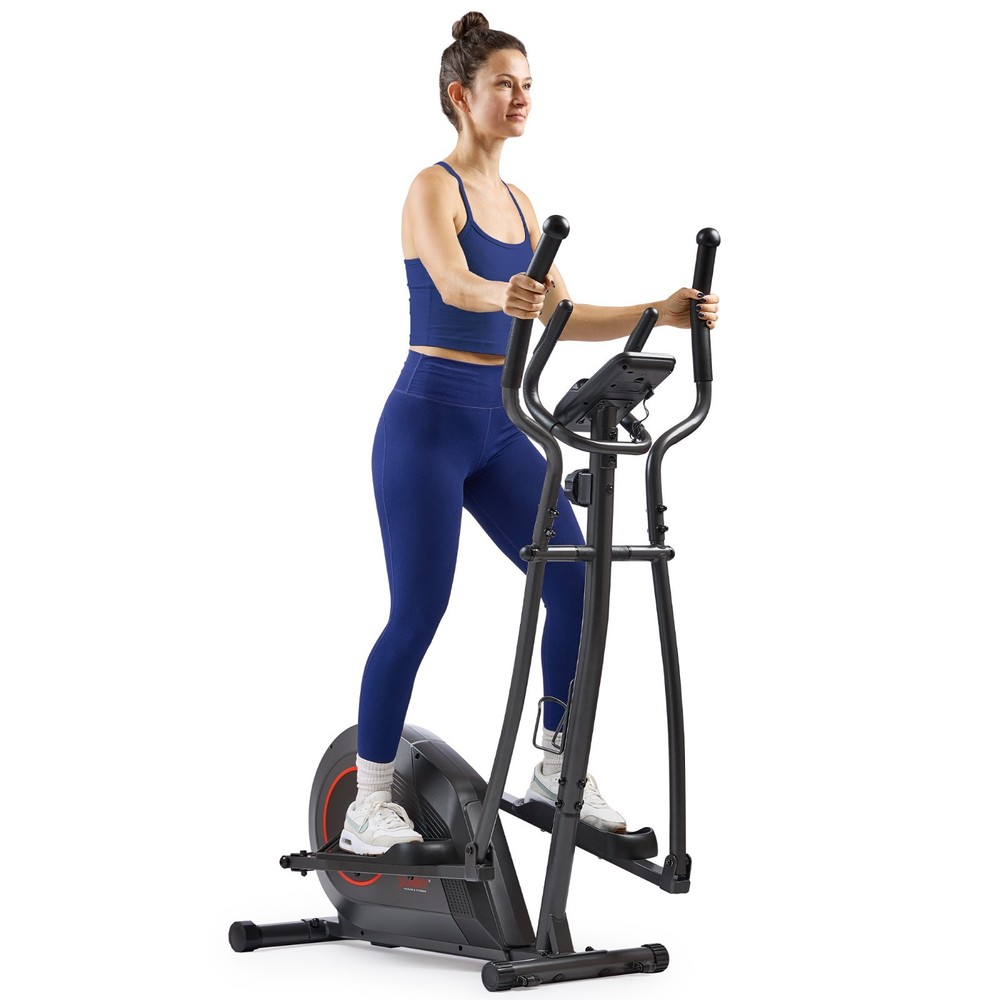 Smart Compact Elliptical Exercise Machine Bluetooth 16-Level Magnetic Resistance