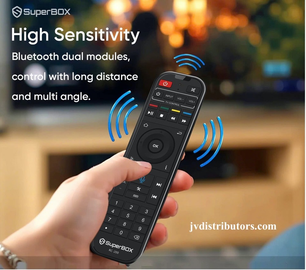 SUPERBOX S7 PRO Android TV Box 4K Streaming Media Player Authorized & PRO SET-UP