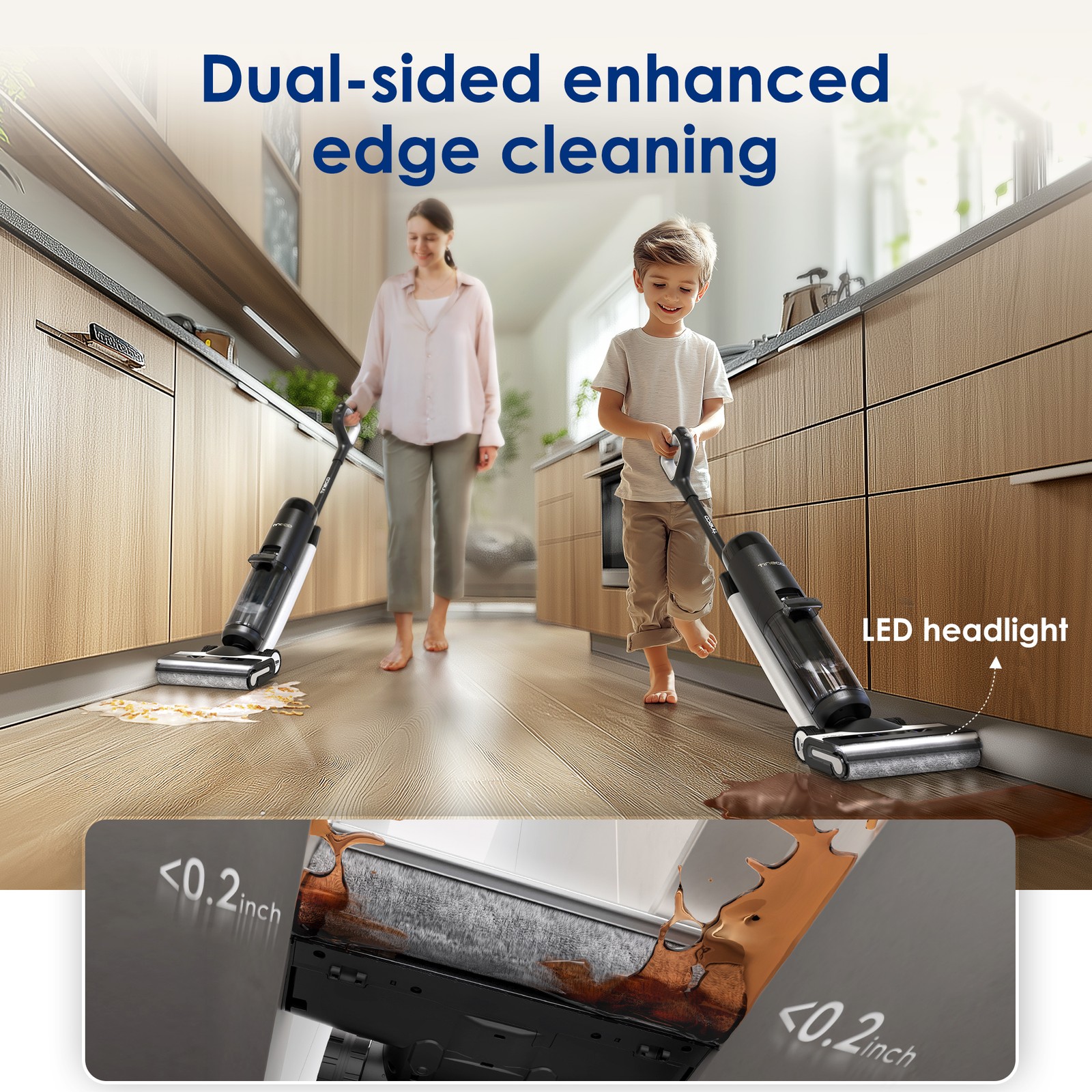 Tineco Floor ONE S7 PRO Smart Cordless Wet Dry Vacuum Cleaner and Mop