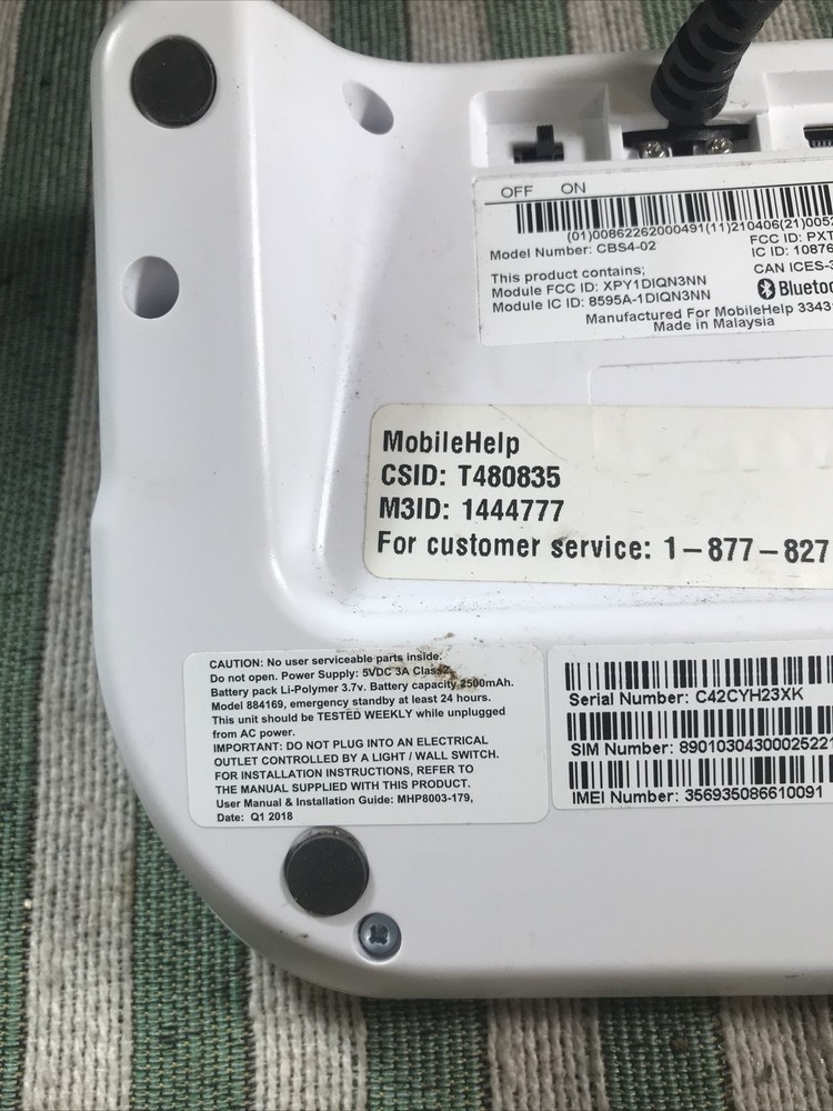 MobileHelp Cellular Medical Alert System Kit