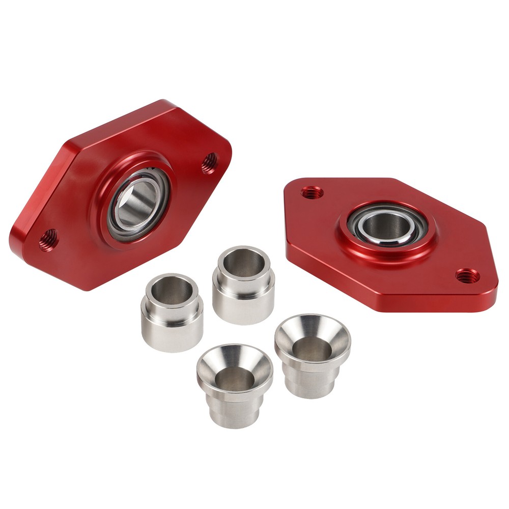 Rear Lower Shock Mounts W/ Ball Inserts For BMW E81 E82 E87 E88 E90 E91 E92 E93