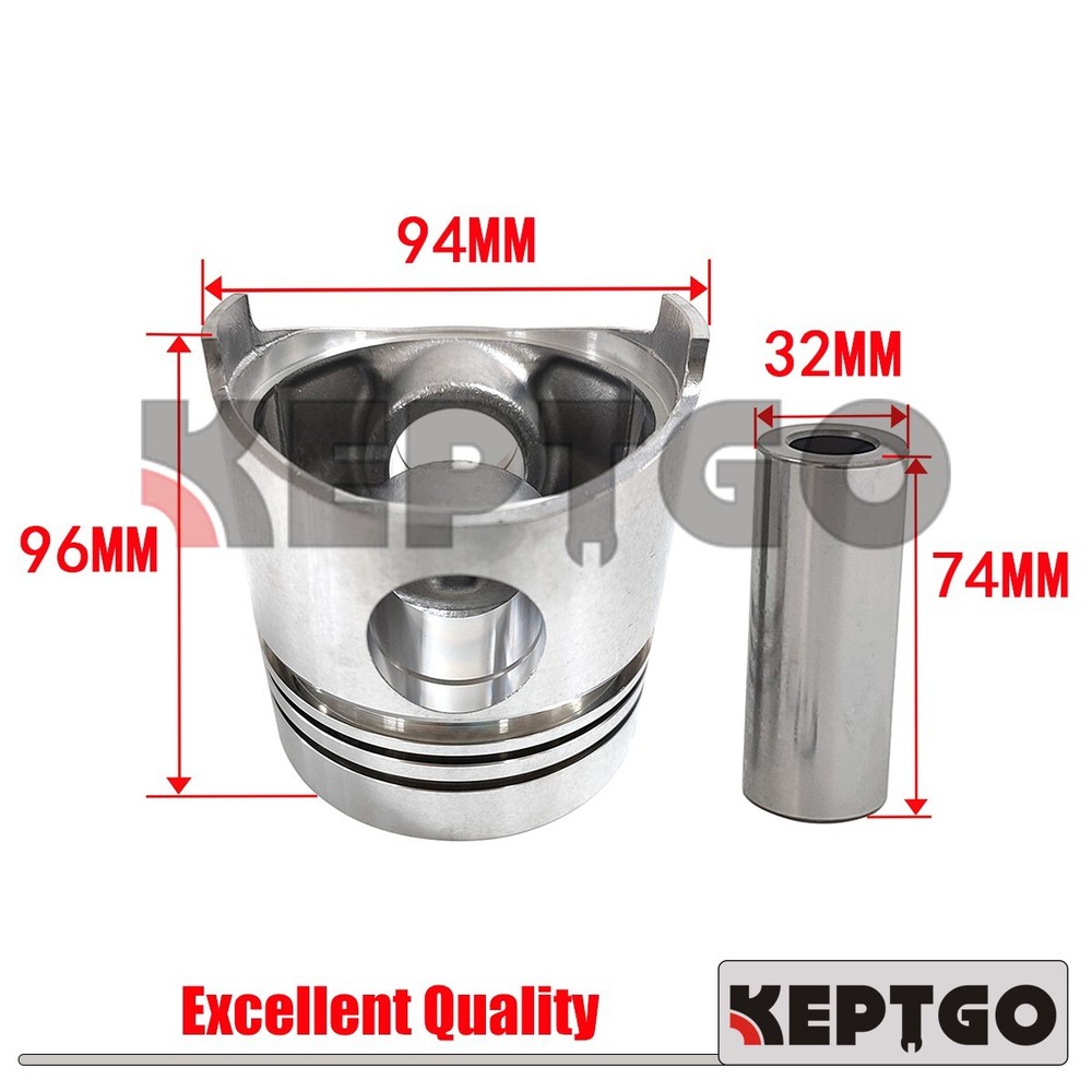 2D94-2 Piston Kit With Ring Set For Komatsu STD