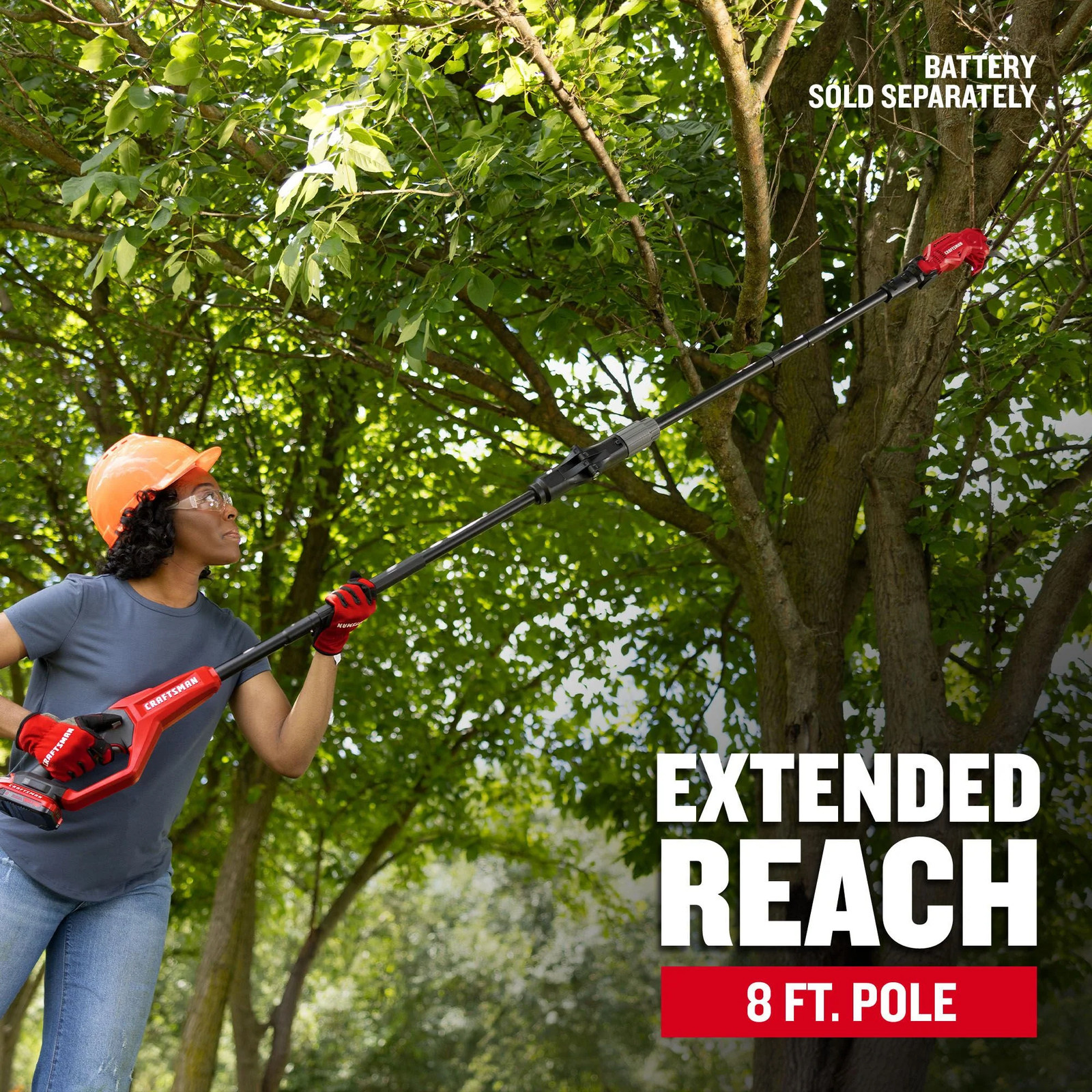CRAFTSMAN V20* Cordless Pole Pruner (Tool Only) - CMCPPR320B