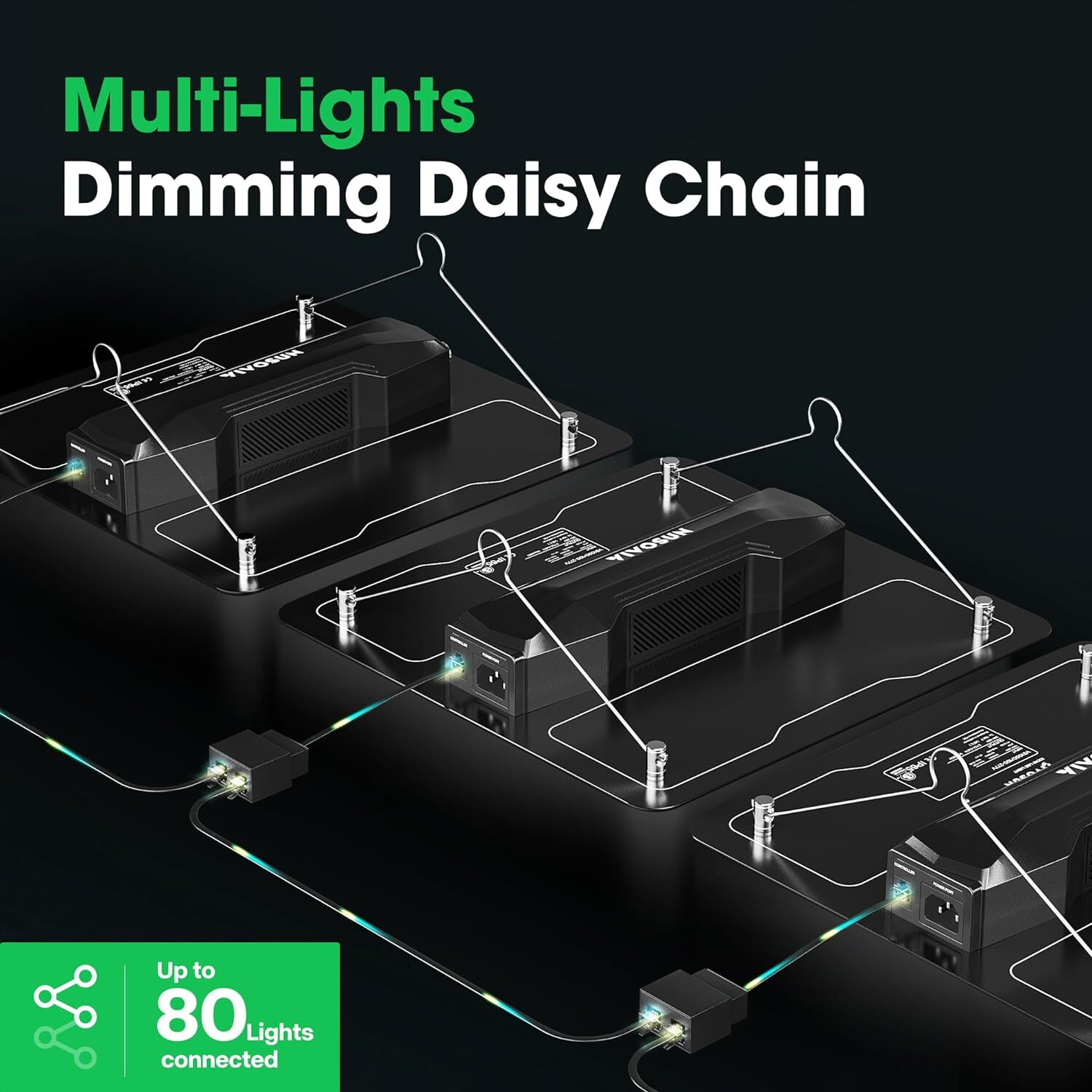 VIVOSUN 3X3FT Grow Tent Combo & VS1000 LED Grow Light & 4" Inline Duct Fan