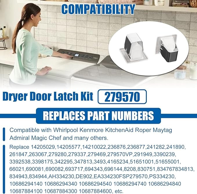 Dryer Door Latch Kit