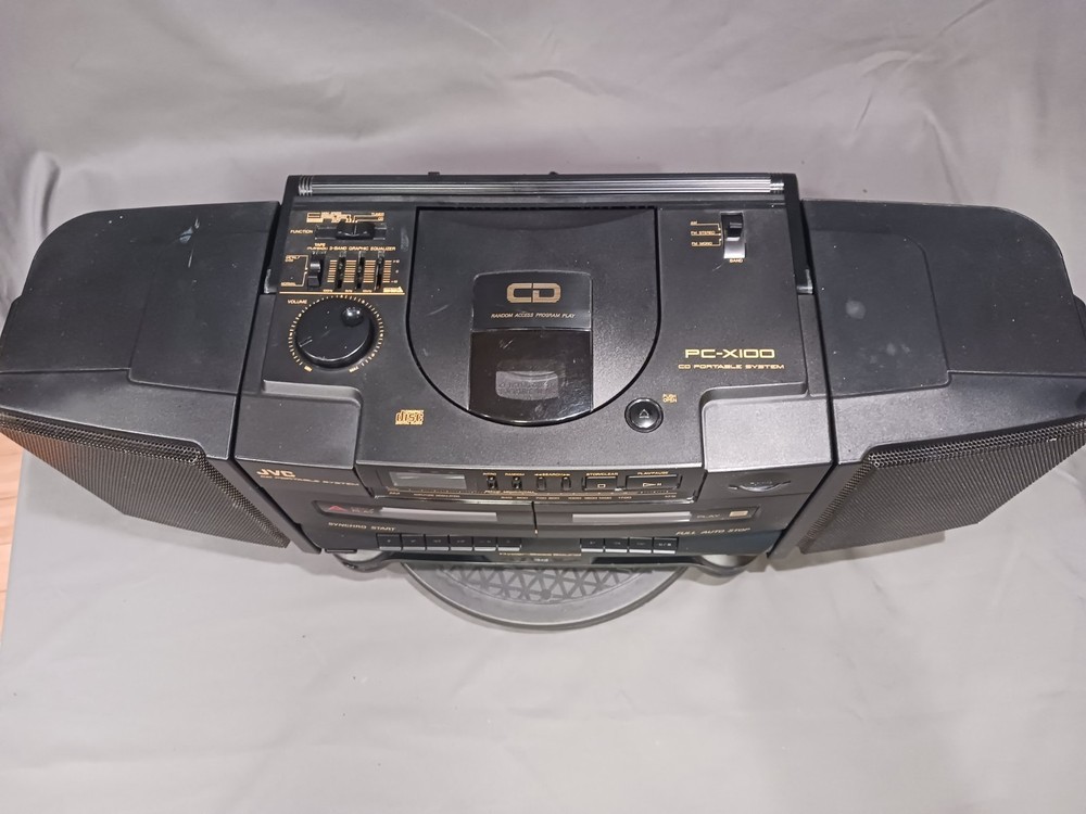 JVC PC-X100 CD PORTABLE SYSTEM