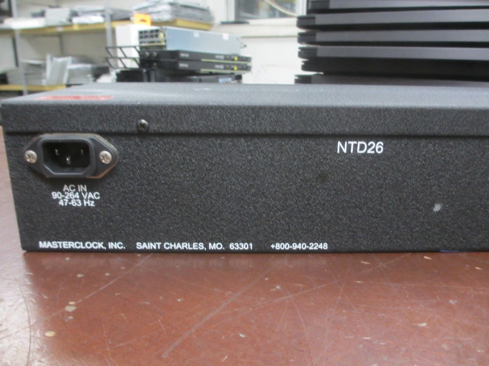 Masterclock NTD-26 6-digit Timecode or Clock Display