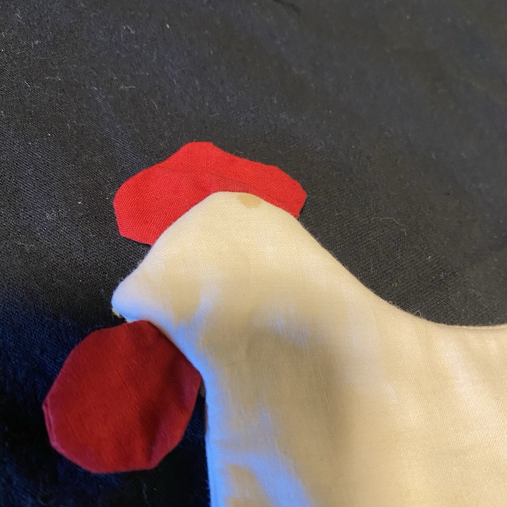 Hand Sewed Hen Table Decor