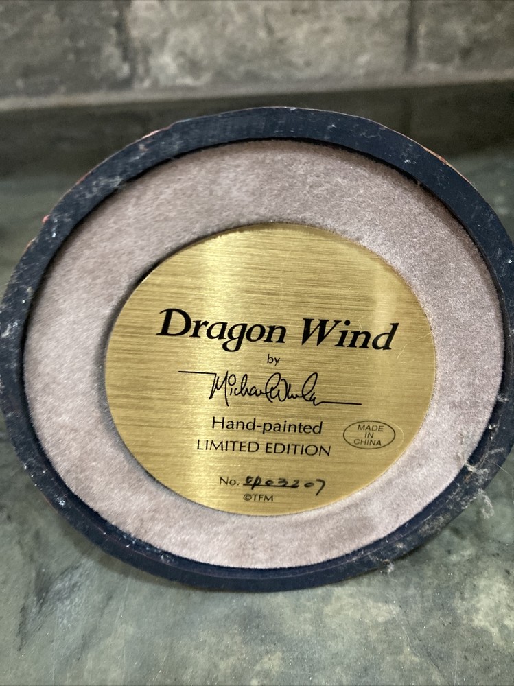 Franklin Mint Michael Whalen Dragon Wind