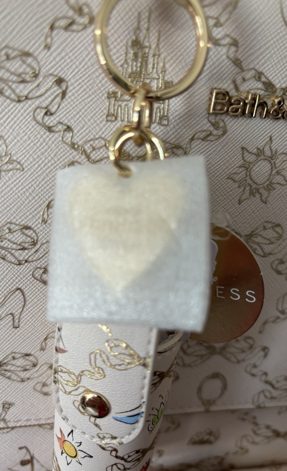 NEW Bath & Body Works Disney Princess Backpack & Lip Gloss Holder Free Shipping