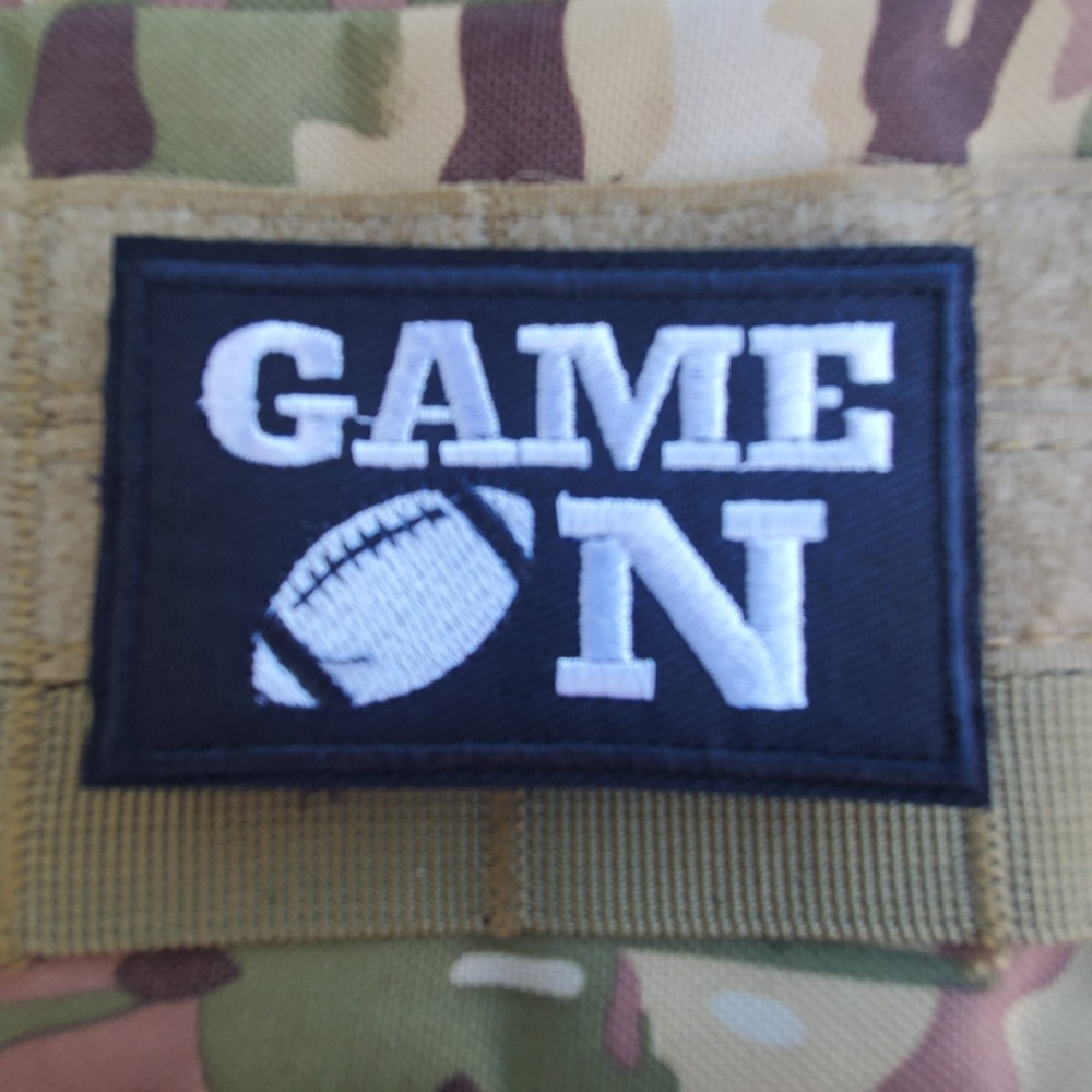 GAME ON Sarcastic Tactical Morale Patch Hook and Loop