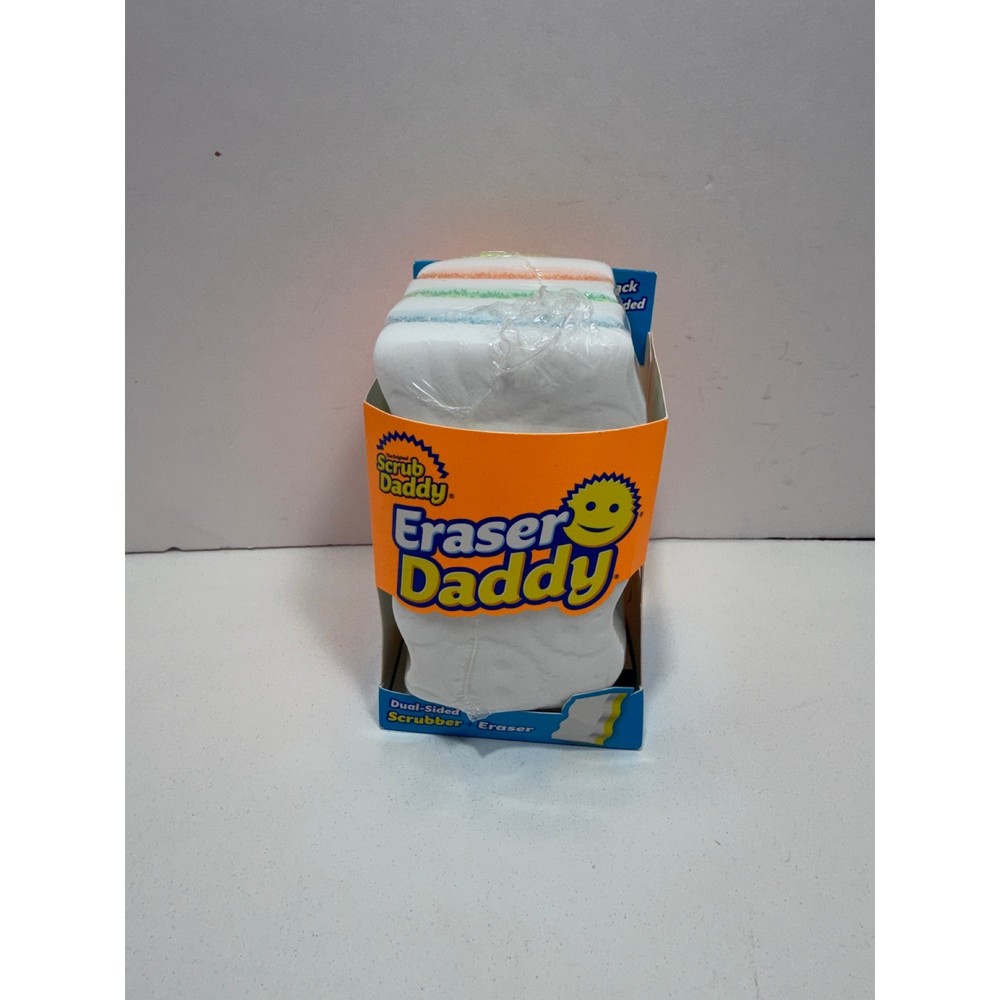 Scrub Daddy Eraser Daddy 4 Count Dual-Sided Scrubber Eraser Sponge Multi-Color