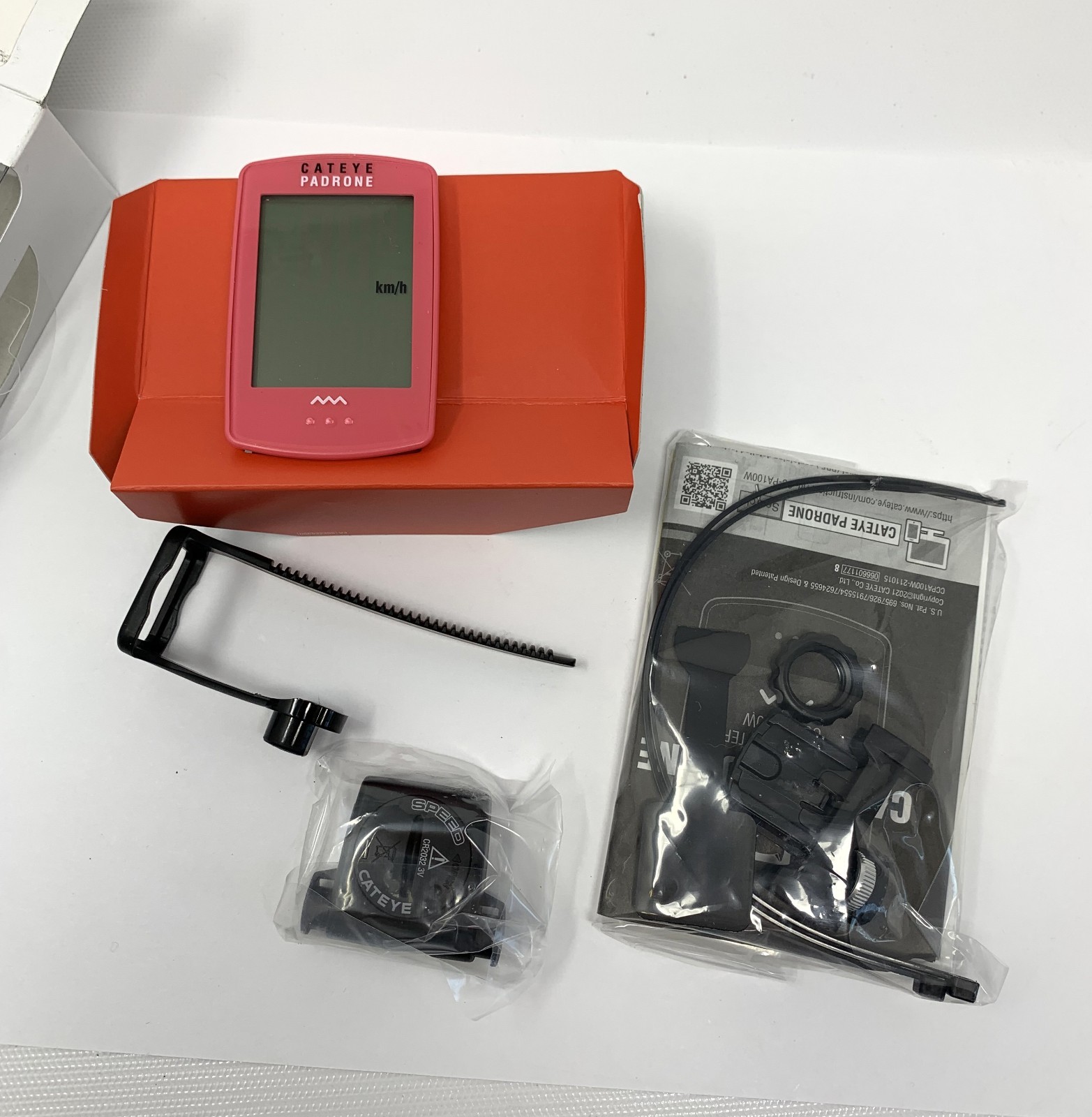 Cateye Padrone Wireless Bicycle Computer - Pink - New