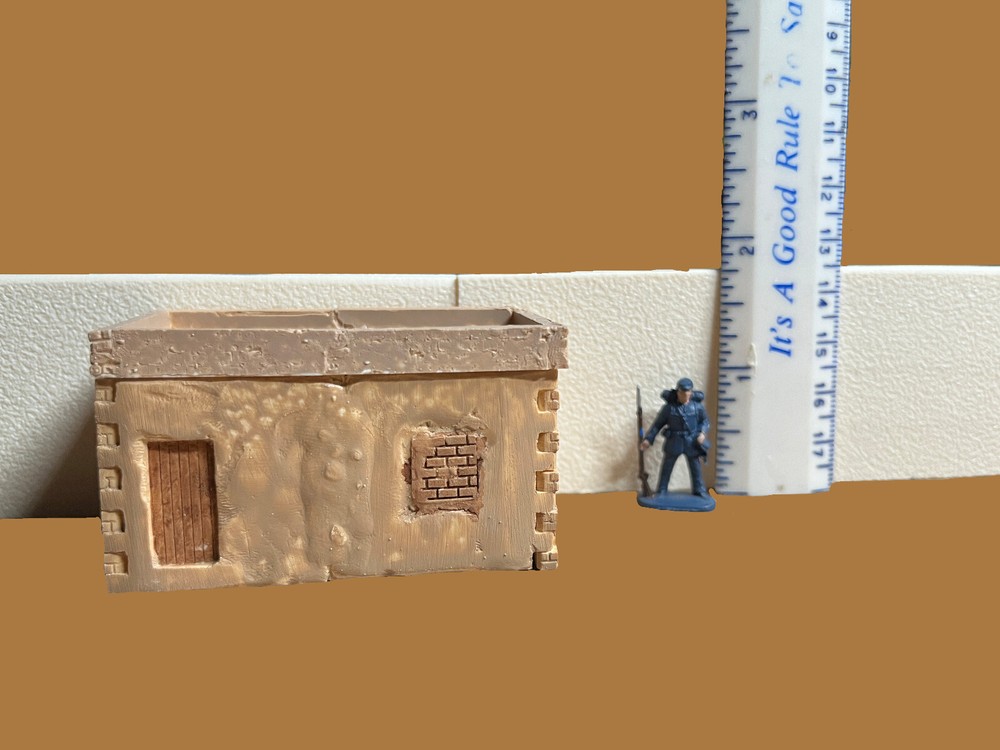 Alamo Outer Compound Wall 1/72 Scale (4pcs) Diorama, Gaming