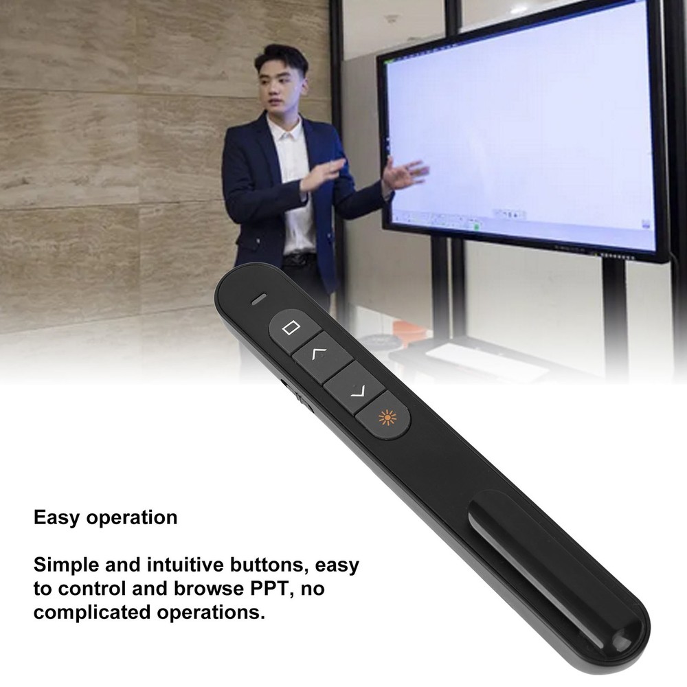 Portable Wireless Presenter PPT Clicker For Office Classroom Premium